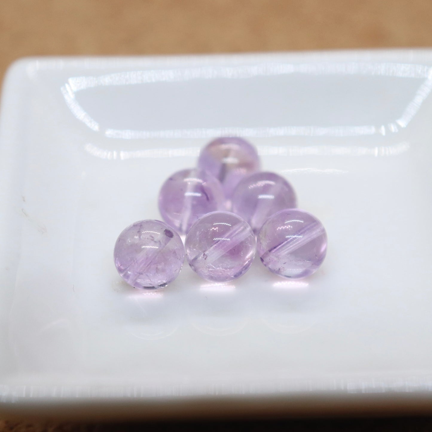ボリビア産ラベンダーアメジスト8㎜一粒売り