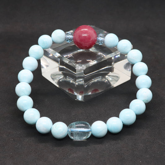 スミソナイト&ロードナイトブレスレット