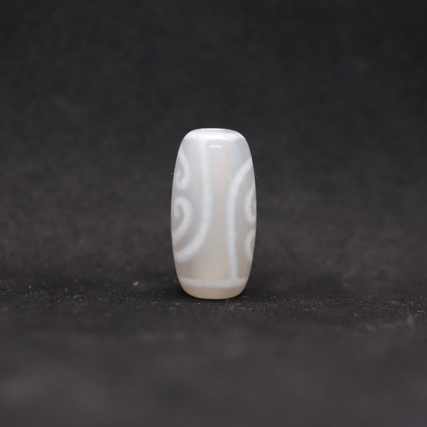 老玉髄双心双心白天珠20㎜ rs51