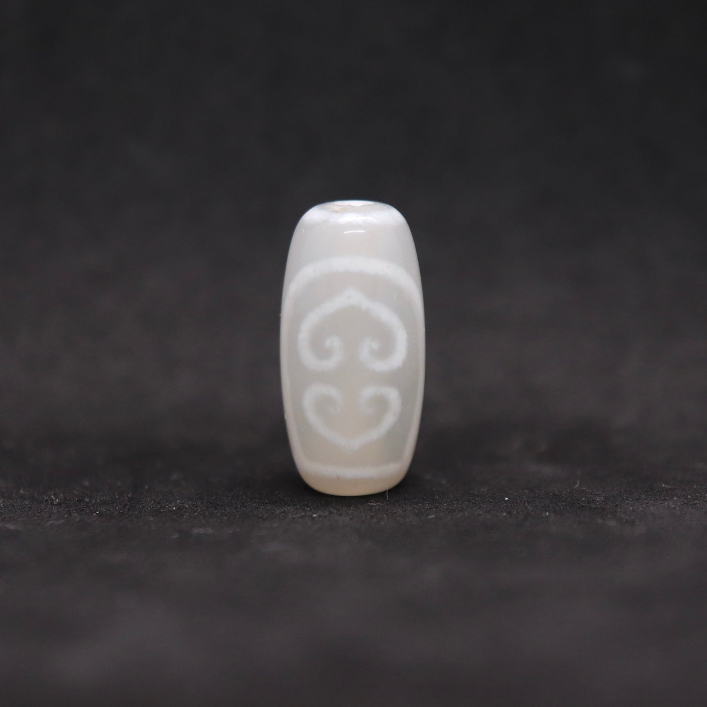 老玉髄双心双心白天珠20㎜ rs51
