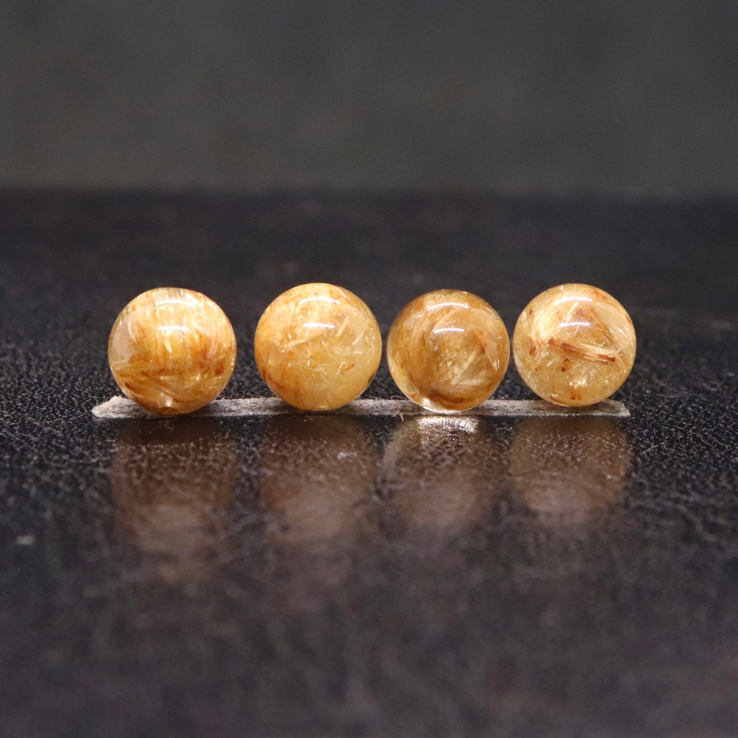 ゴールデンルチルクォーツ7㎜一粒売り
