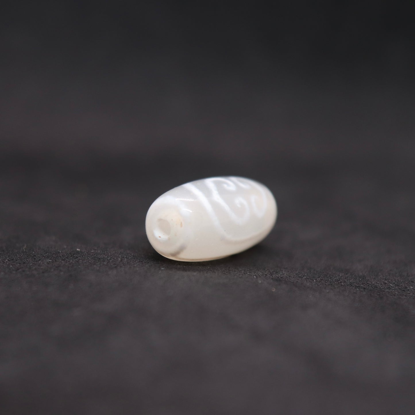 老玉髄双心双心白天珠20㎜