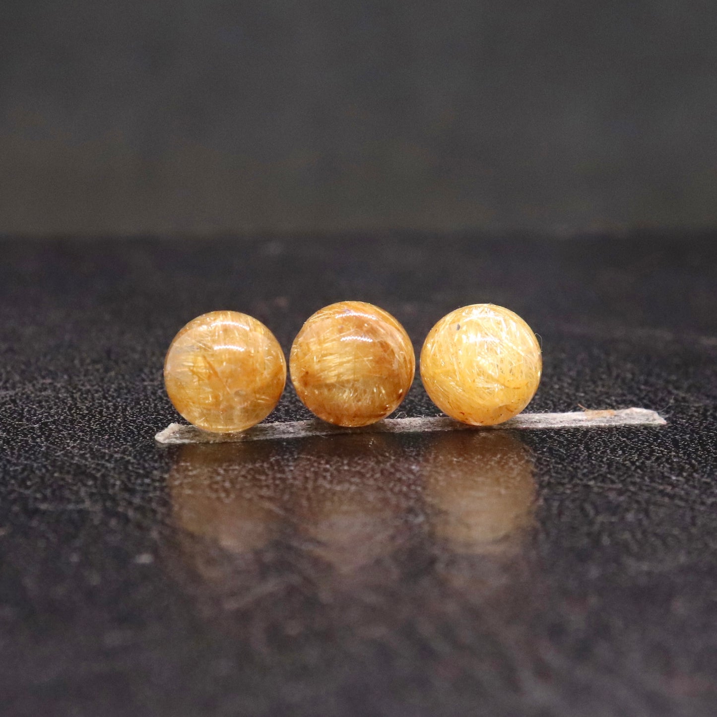 ゴールデンルチルクォーツ7㎜一粒売り