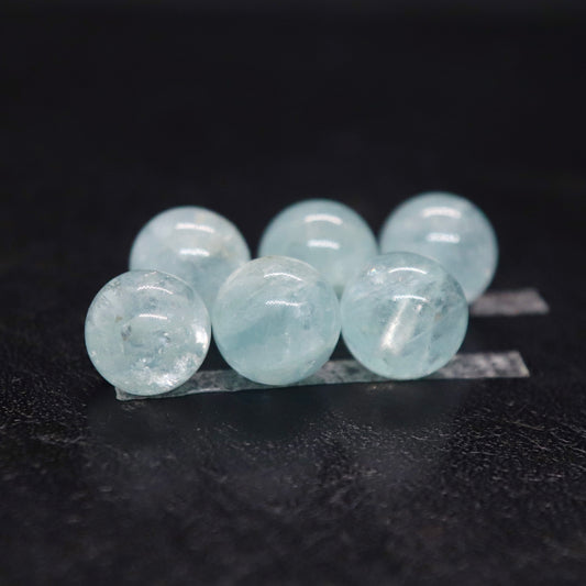非加熱無処理アクアマリン8㎜一粒売り
