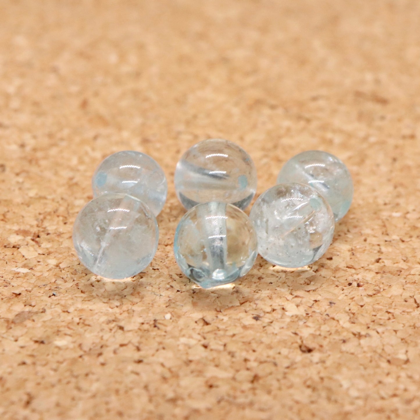 非加熱無処理アクアマリン7㎜一粒売り