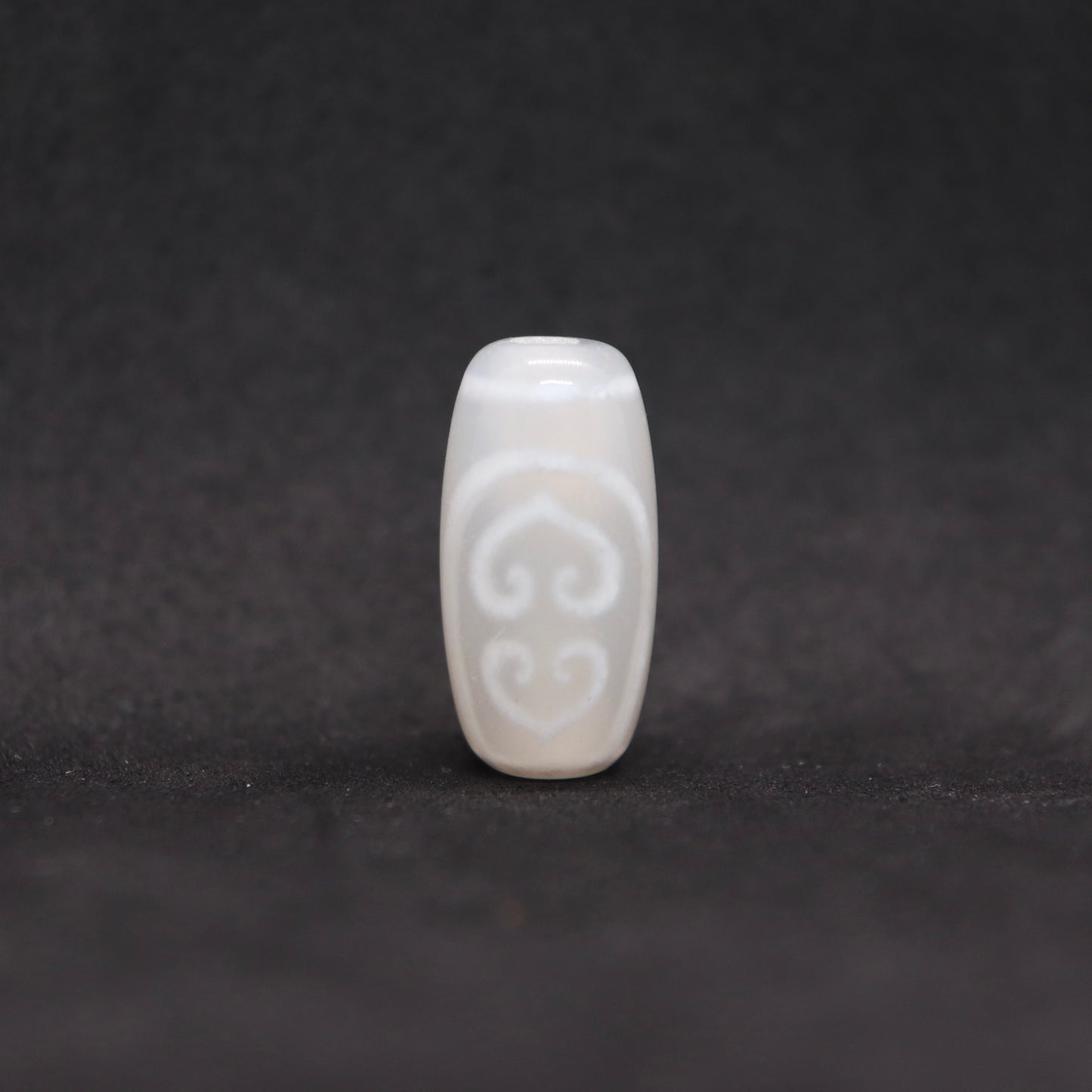 老玉髄双心双心白天珠20㎜