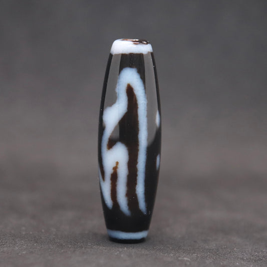 虚空蔵菩薩龍眼梵字天珠(丑•寅年タラーク)37.9㎜