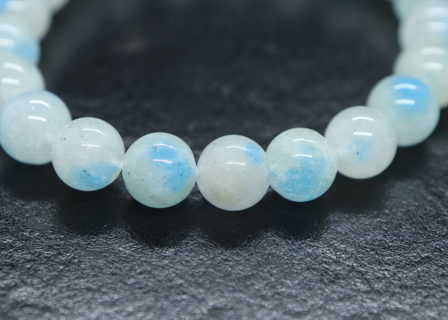 グラノブラスチック・ブルーラインクォーツブレス8.5㎜