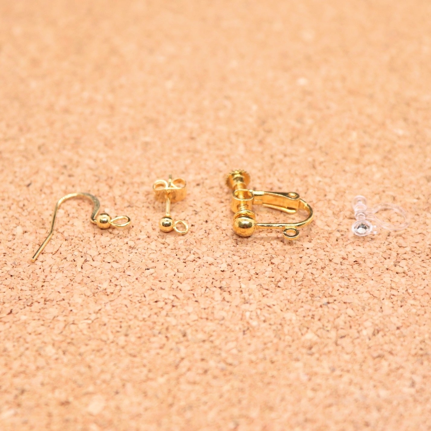 水晶マクラメピアス・イヤリングmqp23