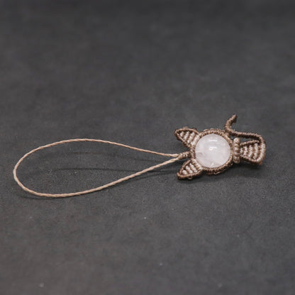 ローズクォーツ猫