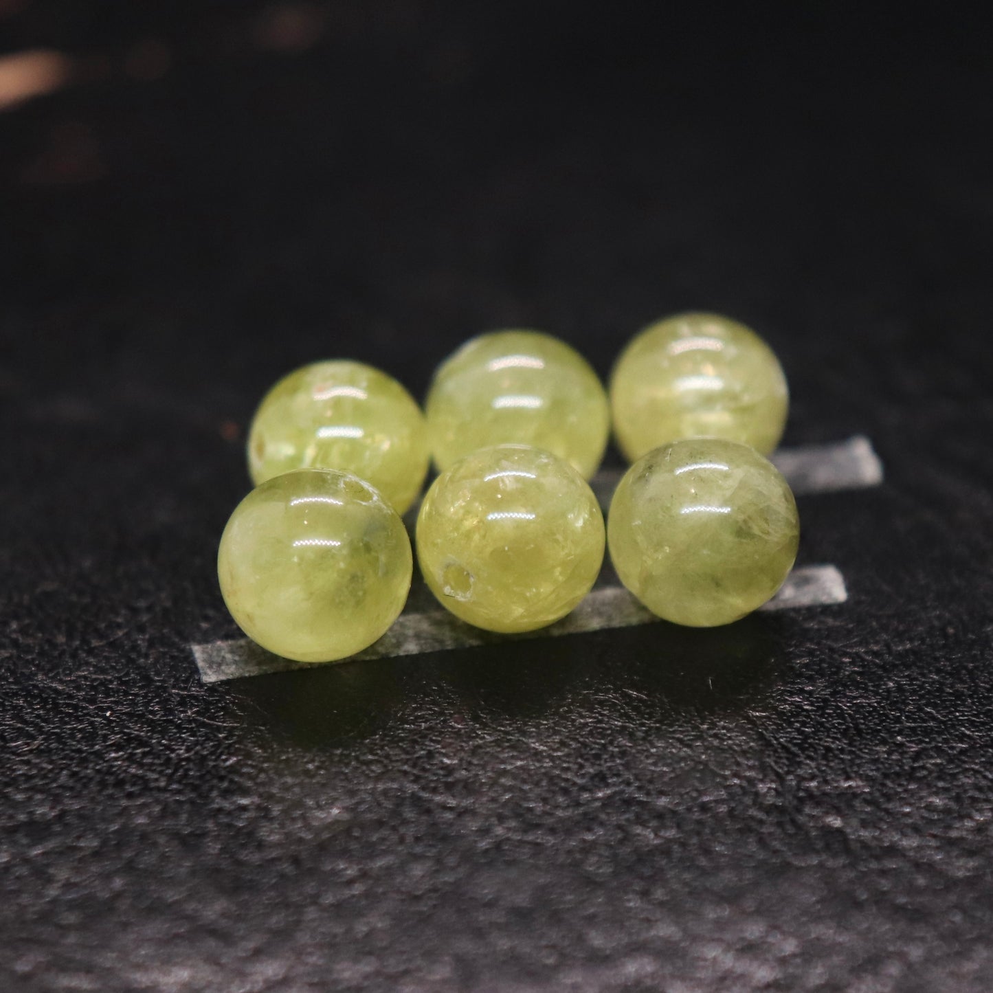 グリーンガーネット7.5-8㎜一粒売り