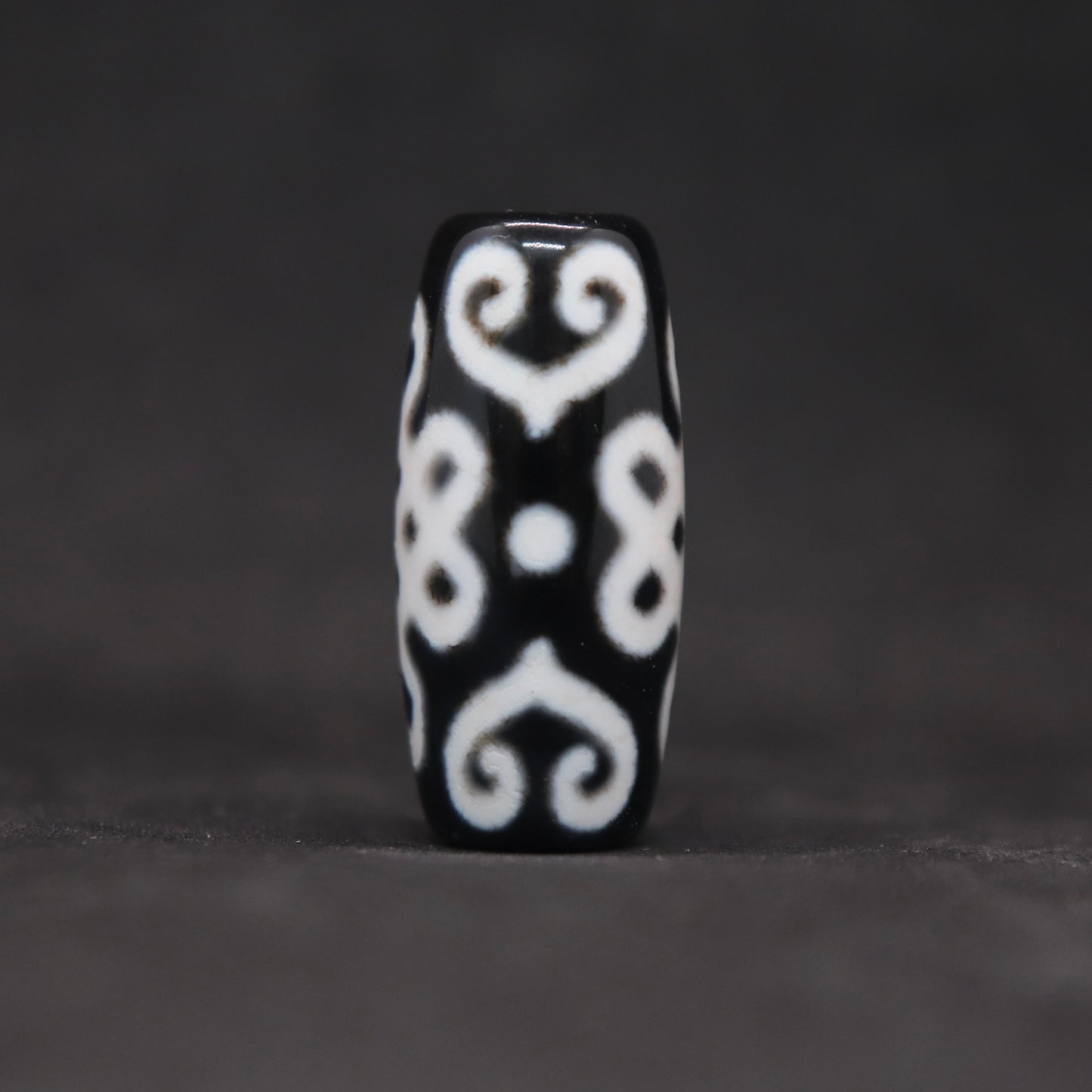 双心結老玉髄天珠24.6㎜