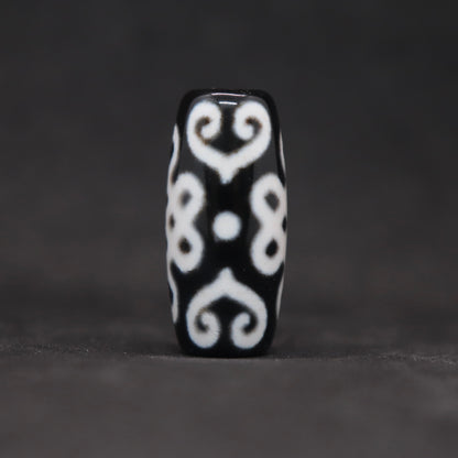 双心結老玉髄天珠24.6㎜