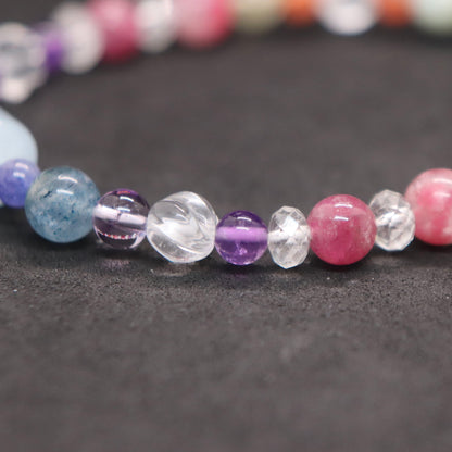 Rainbow七色玉ブレスレット