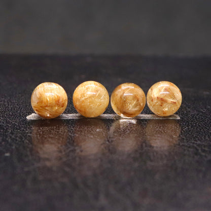 ゴールデンルチルクォーツ7㎜一粒売り
