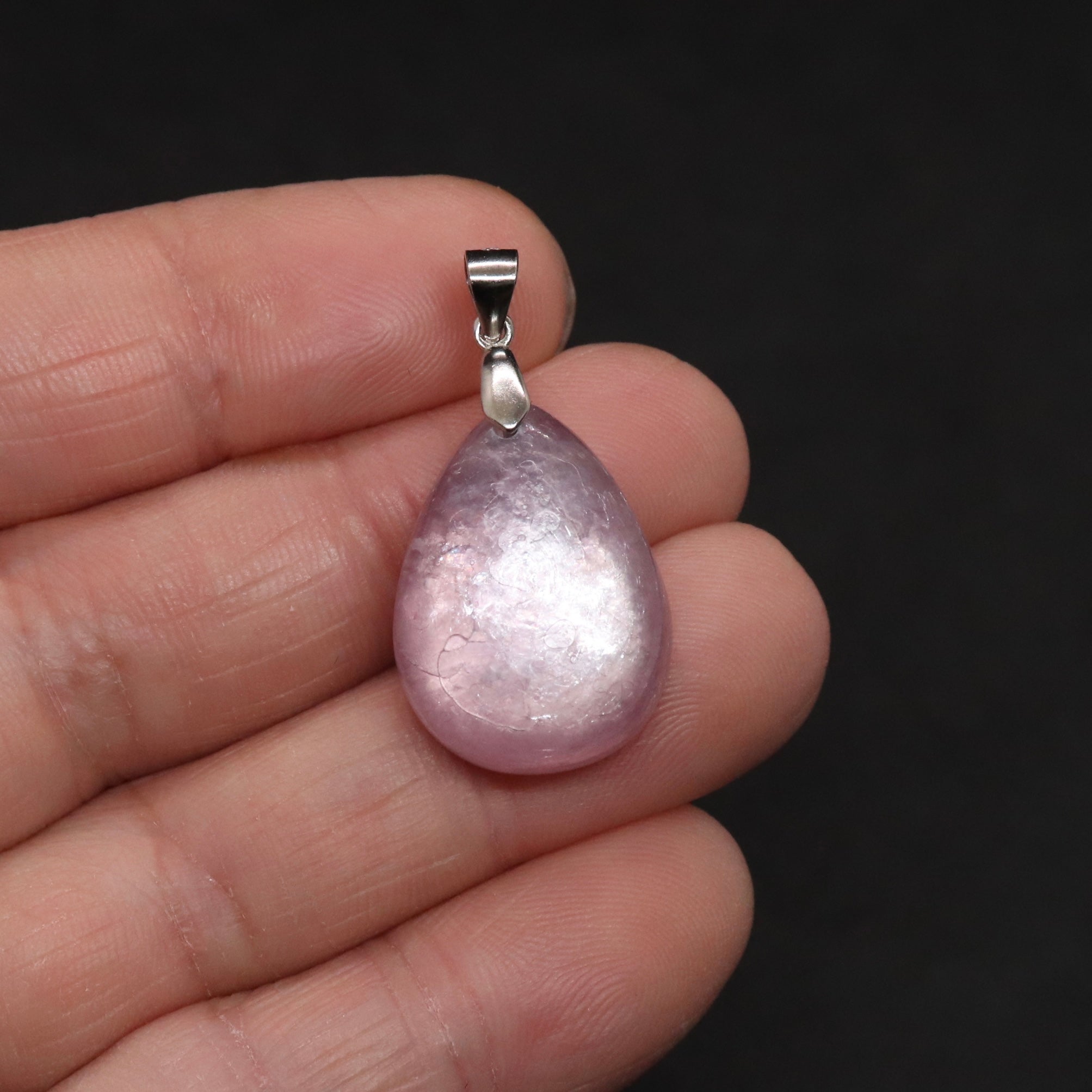 レピドライトペンダントトップ22.8㎜ – 天然石屋 優月堂