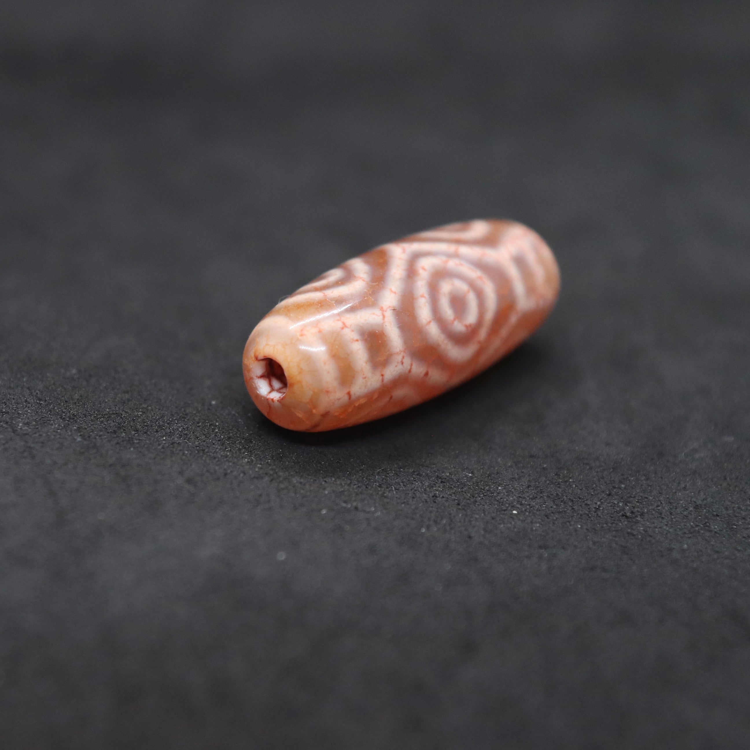 紅龍紋龍眼天珠29.8㎜ – 天然石屋 優月堂