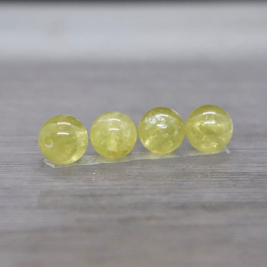 グリーンガーネット7.5-8㎜一粒売り