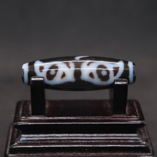 虚空蔵菩薩龍眼梵字天珠(丑•寅年タラーク)37.9㎜