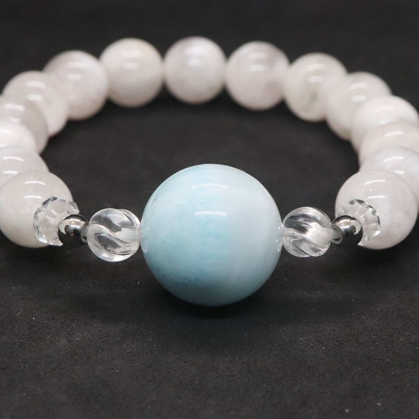 アイスラリマー&セリサイトインクォーツブレスレット