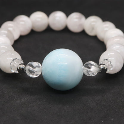 アイスラリマー&セリサイトインクォーツブレスレット