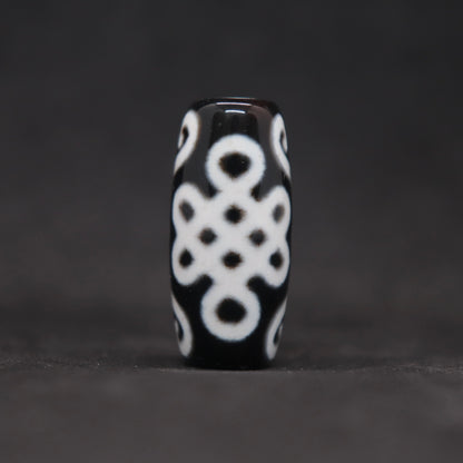 双心結老玉髄天珠24.6㎜