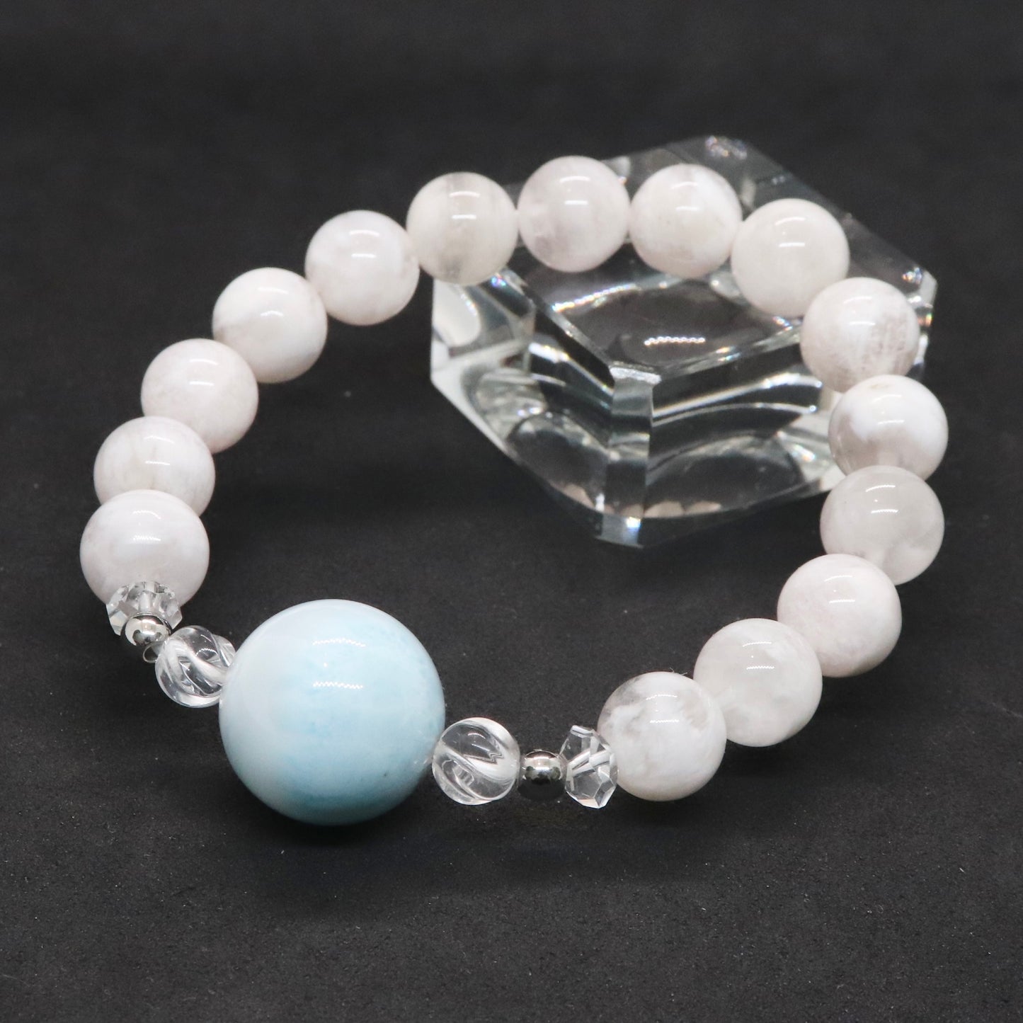 アイスラリマー&セリサイトインクォーツブレスレット