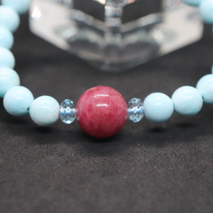 スミソナイト＆ロードナイトブレスレット