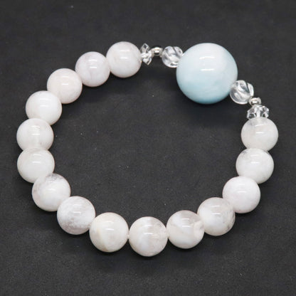 アイスラリマー&セリサイトインクォーツブレスレット