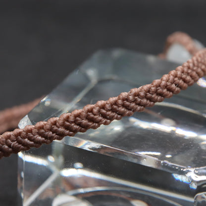 ホワイトムーンストーンマクラメブレスレット