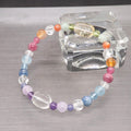 Rainbow七色玉ブレスレットS